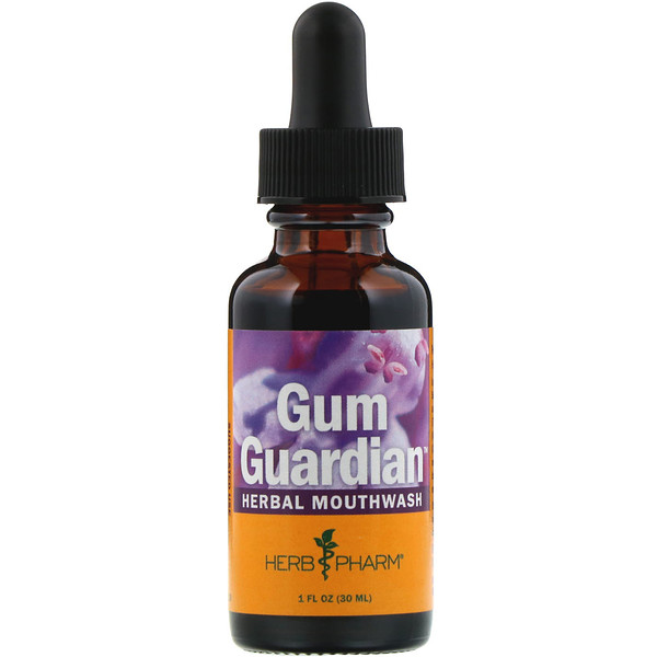 Herb Pharm, Gum Guardian, Herbal Mouthwash, 1 fl oz (30 ml) iHerb