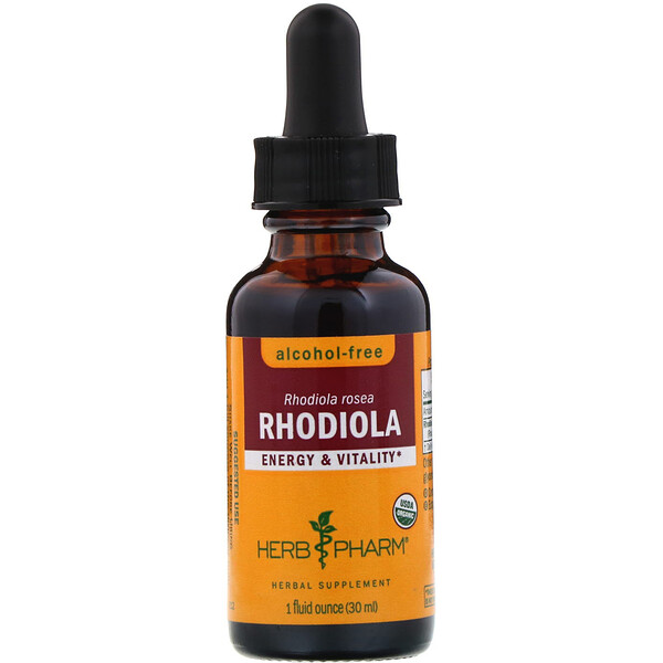 Rhodiola, sin alcohol, 1 fl oz (30 ml)