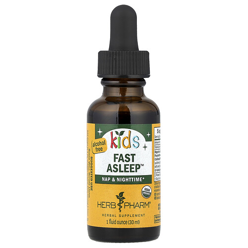 Herb Pharm, Kids, Fast Asleep, Alcohol Free, Schlafhilfe für Kinder, alkoholfrei, 30 ml (1 fl. oz.)