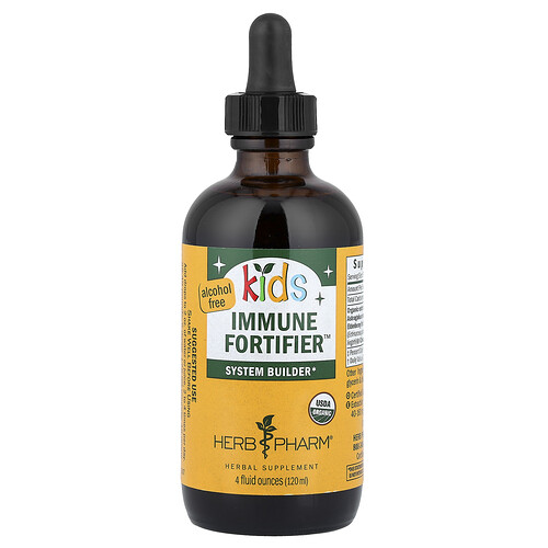 Herb Pharm, Kids, Immune Fortifier™, Alcohol Free, 4 fl oz (120 ml)