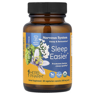 Herb Pharm, Sleep Easyer™, 60 pflanzliche Kapseln