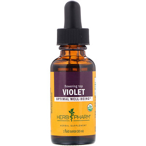 Отзывы о Херб Фарм, Violet, Flowering Top, 1 fl oz (30 ml)