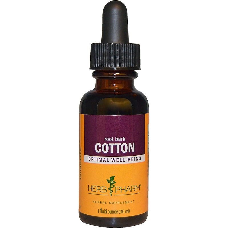 Herb Pharm, Cotton, Root Bark, 1 fl oz (30 ml) iHerb