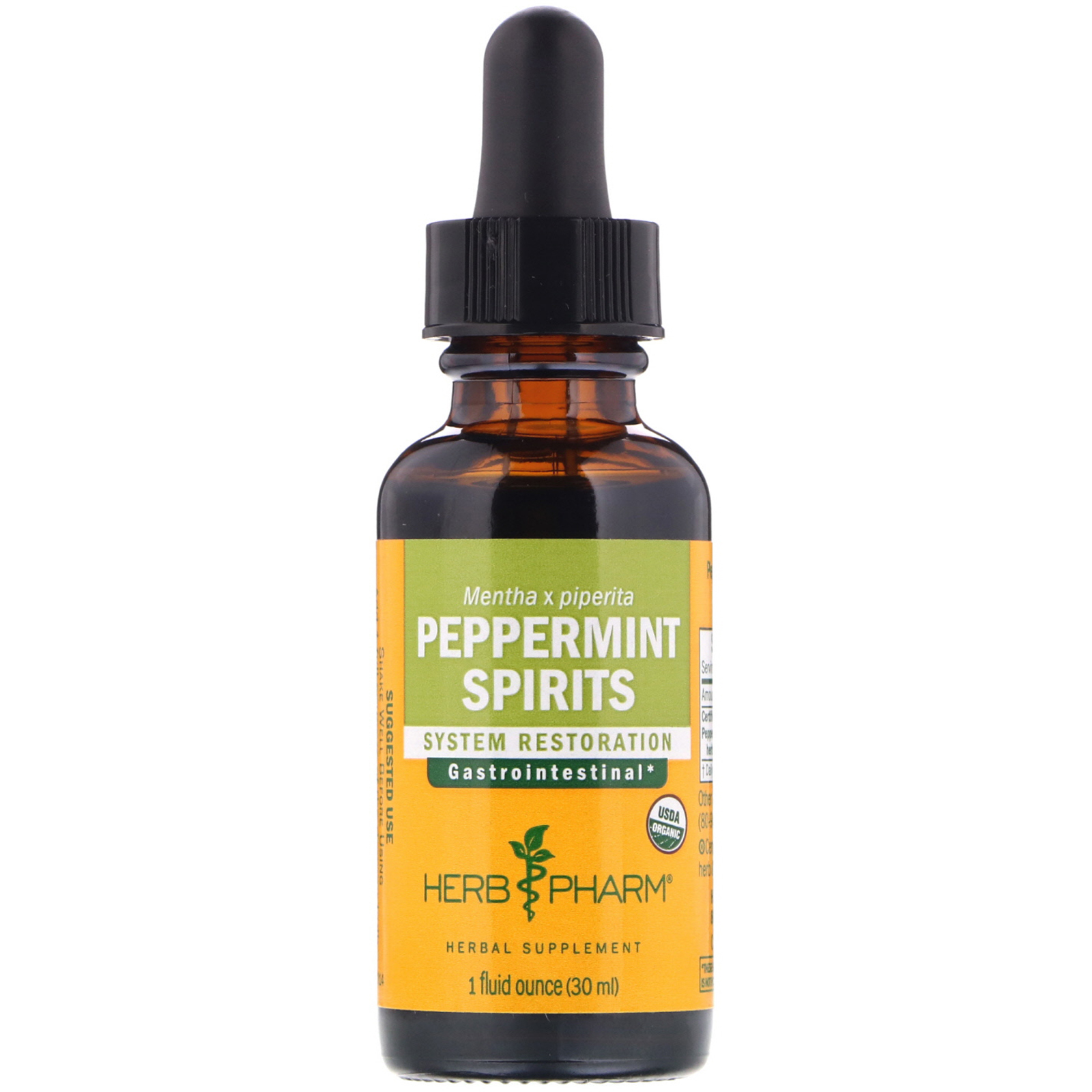 Herb Pharm, Peppermint Spirits, 1 fl oz (30 ml) iHerb