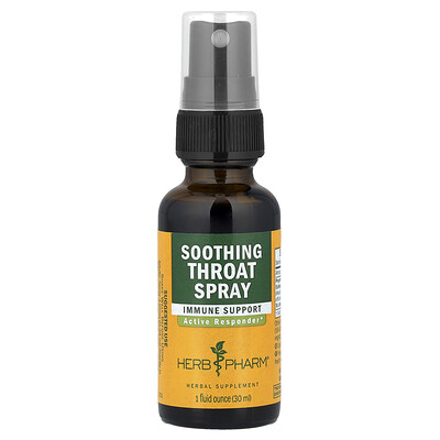 Herb Pharm, Spray calmante para la garganta, 30 ml (1 oz. líq.)