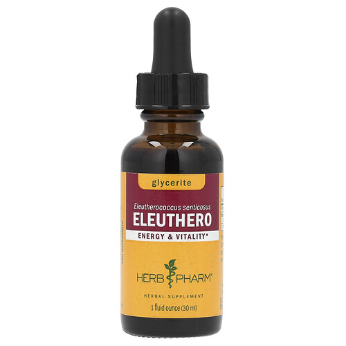 허브 팜 Herb Pharm, 가시오갈피, 글리세라이트, 30ml(1fl oz)