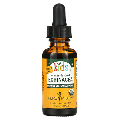 

Herb Pharm Kids Echinacea Alcohol Free Orange Flavored 1 fl oz (30 ml)