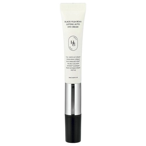 HeveBlue, Black Yuja Bean Lifting Auto Eye Cream, straffende Augencreme mit Yuja-Beere, 15 ml (0,5 fl. oz.)
