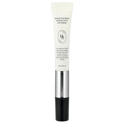 HeveBlue, Crema automática para el contorno de los ojos con efecto reafirmante de frijol Yuja negra, 15 ml (0,5 oz. líq.)