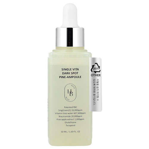 HeveBlue, Einzel Vita Dark Spot Pine-Ampulle, Dark Spot Pine-Ampulle, 50 ml (1,69 fl. oz.)