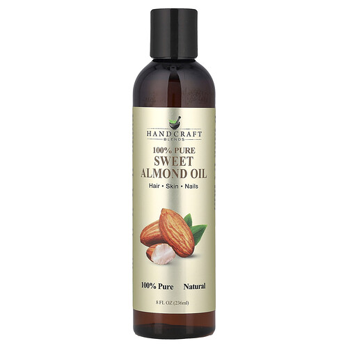 Handcraft Blends 100% Pure Sweet Almond Oil, 8 fl oz (236 ml)