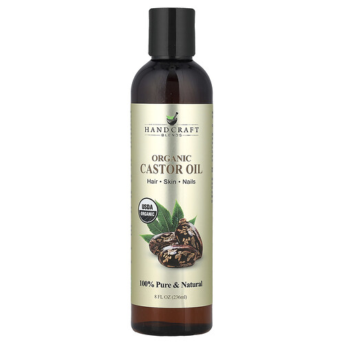 Handcraft Blends Organic Castor Oil, 8 fl oz (236 ml)