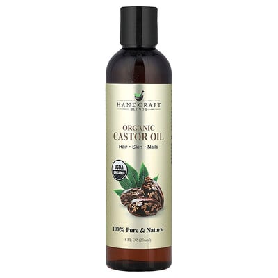 Handcraft Blends , Organic Castor Oil, 8 Fl Oz (236 Ml)