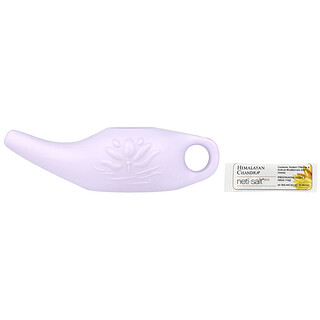 Himalayan Chandra, Eco Neti Pot con bolsitas de sal Neti, 2,16 g