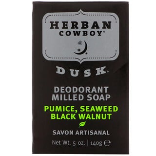 Herban Cowboy, Sabonete Moído Desodorante, Noite, 5 oz (140 g)