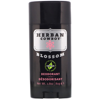 Herban Cowboy Deodorant, Blossom, 2.8 oz (80 g)