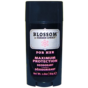 Купить Herban Cowboy, Natural for Her, Дезодорант максимальная защита, цветочный запах, 2,8 унции (80 г)  на IHerb