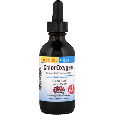 Herbs Etc. ChlorOxygen, концентрат хлорофилла, без спирта, 2 ж. унц. (59 мл)
