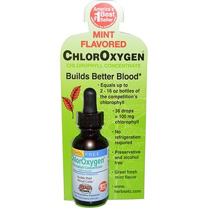 Отзывы о Хербс Этс, ChlorOxygen, Chlorophyll Concentrate, Alcohol Free, Mint Flavored, 1 fl oz (29.5 ml)