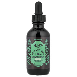 Herbs Etc., ChlorOxygen®, Sin alcohol, Menta, 59 ml (2 oz. líq.)