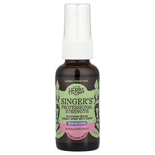 Herbs Etc., Singer's®, без спирта, 30 мл (1 жидк. унция)