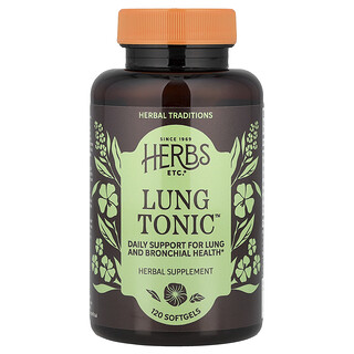 Herbs Etc., 肺部滋补剂™，120 粒软胶囊