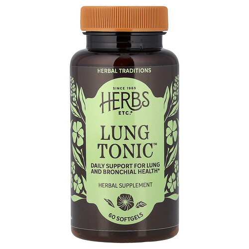 Herbs Etc., Lung Tonic™, 60 Weichkapseln