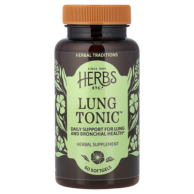 Herbs Etc., Lung Tonic™, 60 cápsulas blandas