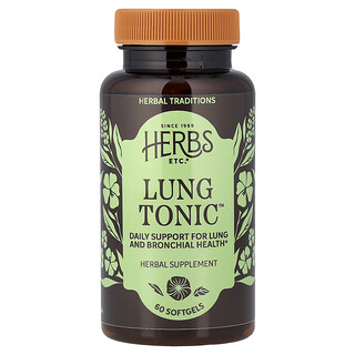 Herbs Etc., Lung Tonic™, 60 Softgels