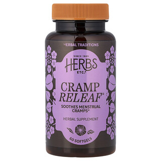 Herbs Etc., Cramp ReLeaf®, 60 Softgels