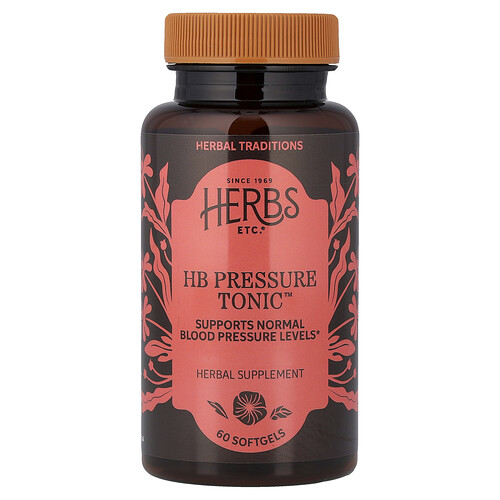 Herbs Etc. HB Pressure Tonic™ 60 Softgels