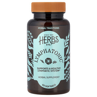 Herbs Etc., Lymphatonic™, 60 cápsulas blandas