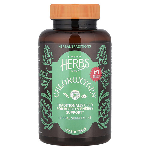 Herbs Etc. ChlorOxygen®, 120 Softgels