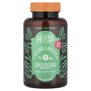 Herbs Etc., ChlorOxygen®，120 粒软胶囊