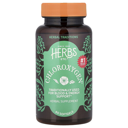 Herbs Etc. ChlorOxygen®, 60 Softgels