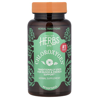 Herbs Etc., ChlorOxygen®，60 粒软胶囊