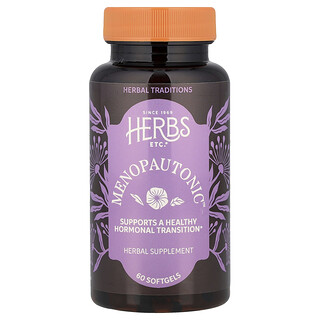 Herbs Etc., Menopautonic™, 60 Kapsul Gel Lunak