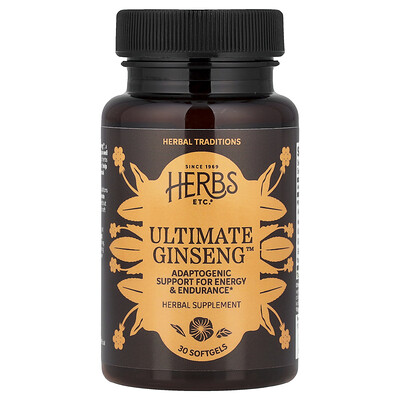 Product Image for Herbs Etc., Ultimate Ginseng , 30 Softgels