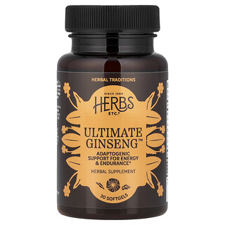 Herbs Etc., Ultimate Ginseng™, 30 softgels