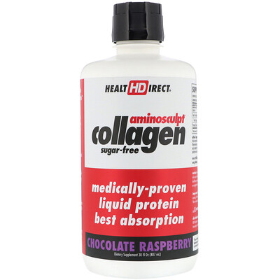 

Health Direct AminoSculpt Collagen, Chocolate Raspberry, 30 fl oz (887 ml)