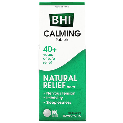 

MediNatura BHI Calming 100 Tablets