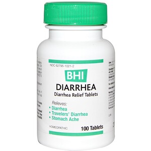 Купить MediNatura, BHI, средство от диареи, 100 таблеток  на IHerb