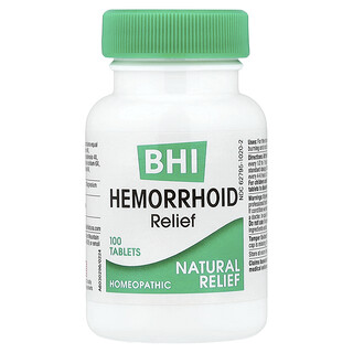 MediNatura, BHI, úleva od hemoroidů, 100 tablet