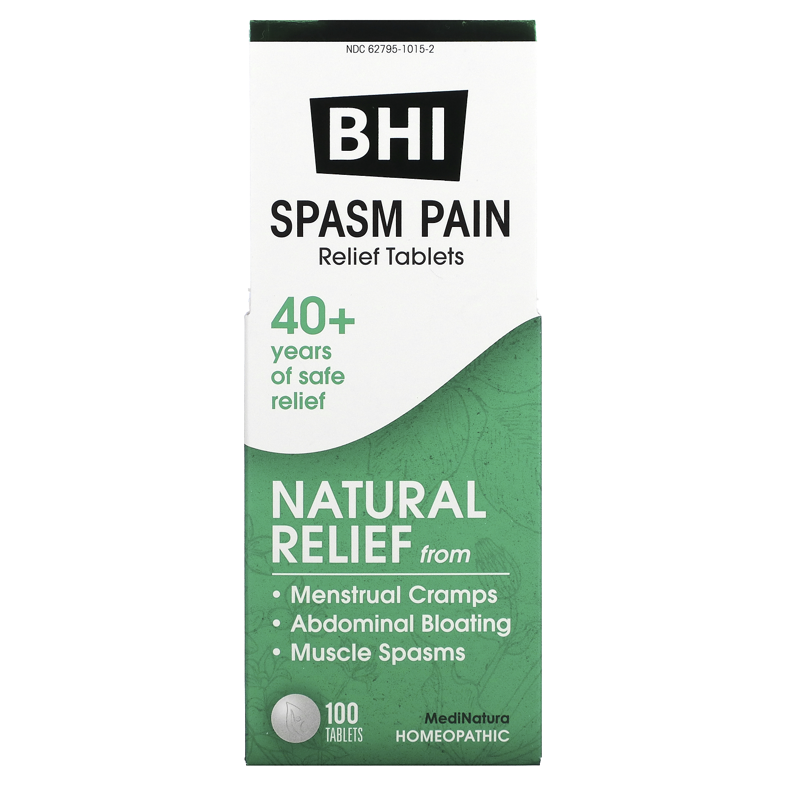 MediNatura, BHI, Spasm Pain, 100 Tablets