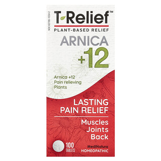 MediNatura, T-Relief™, Arnica +12, Arnika, 100 Tabletten