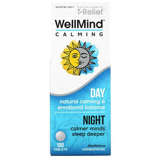MediNatura, ウェルマインドカーミングタブレット（WellMind Calming Tablets）, 緊張の軽減, 100錠