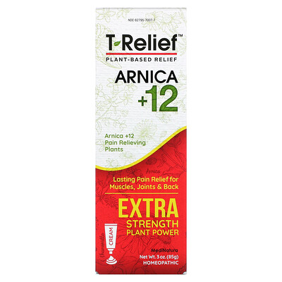 

MediNatura, T-Relief, Arnica +12, Extra Strength, Chamomilla, 3 oz (85 g)