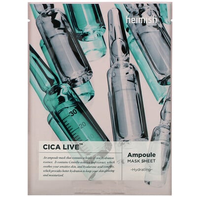 Купить Heimish Cica Live, Ampoule Mask Sheet, 5 Sheets, 30 ml Each
