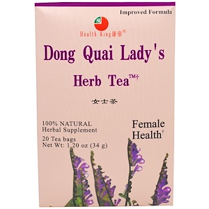 Купить Health King, Травяной чай Донг-квай, 20 пакетиков, 34 г  на IHerb
