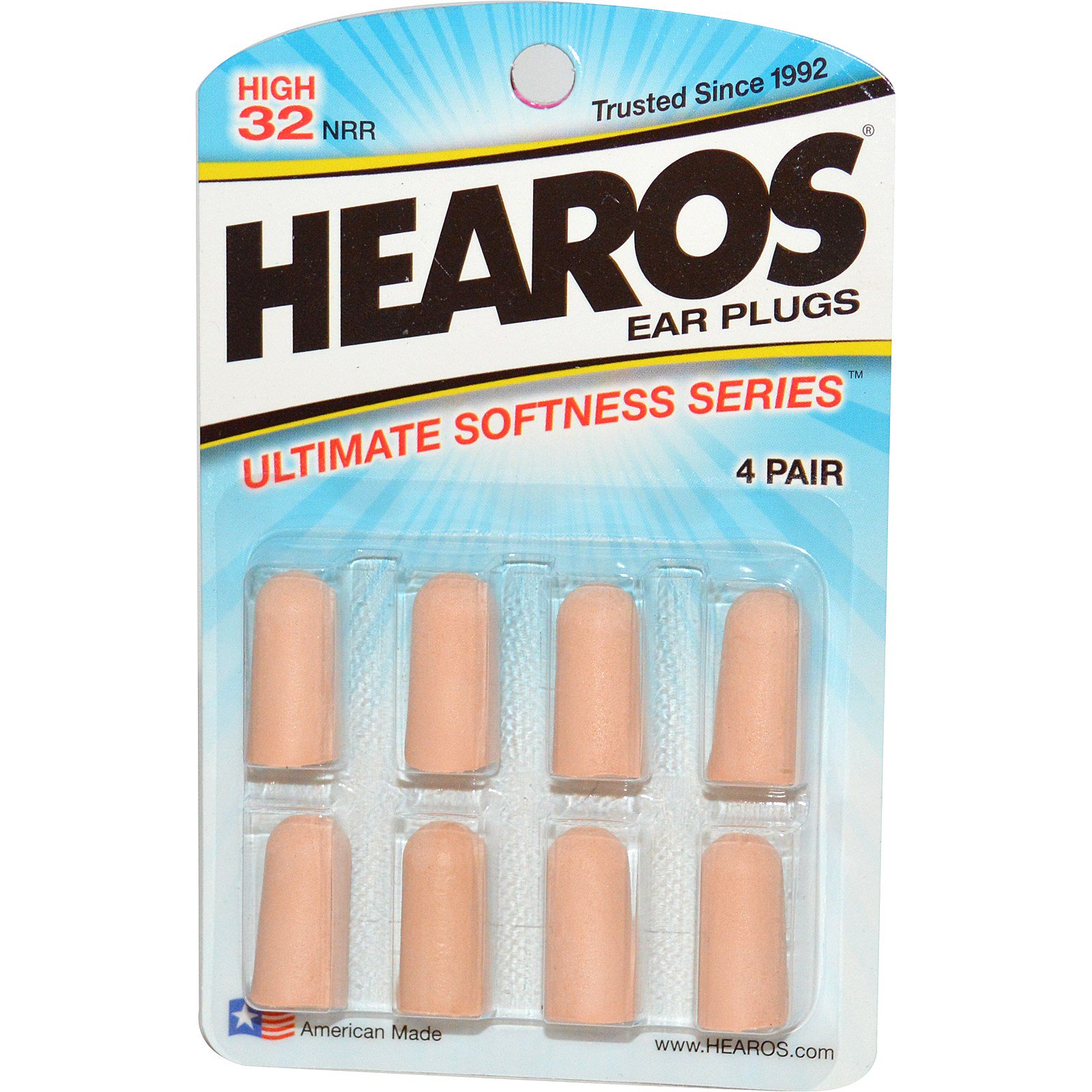 14 pairs Hearos ultimate softness series ear plugs 